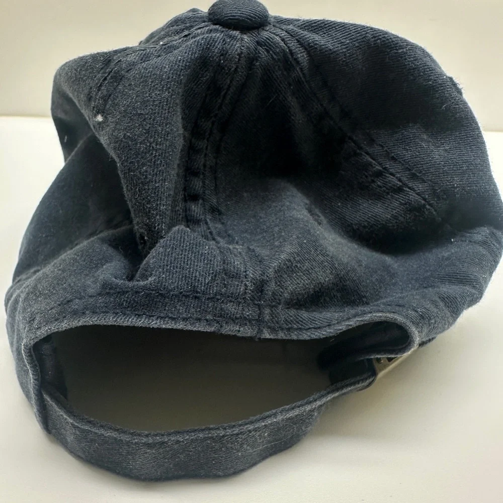 J.Crew Navy Cap with Embroidered Details - One Size